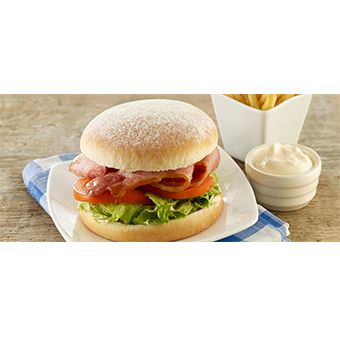 American 5 inch Sandwich Floured Baps-48x86g02